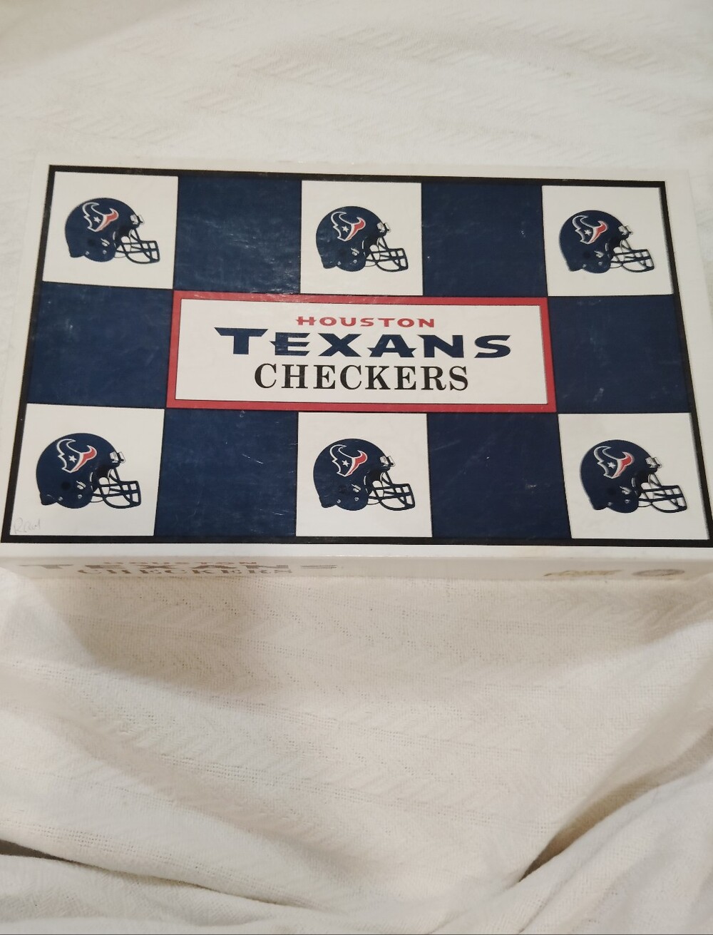 Texans Vs Cowboys Vintage Checkers Set 1993 Complete